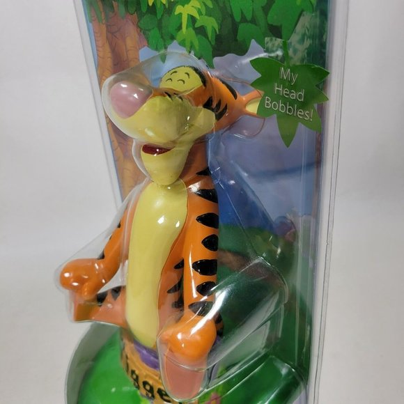 Disney Winnie the Pooh TIGGER Hand Painted 7" Bobblehead Doll Bobble Dobbles - Picture 2 of 9
